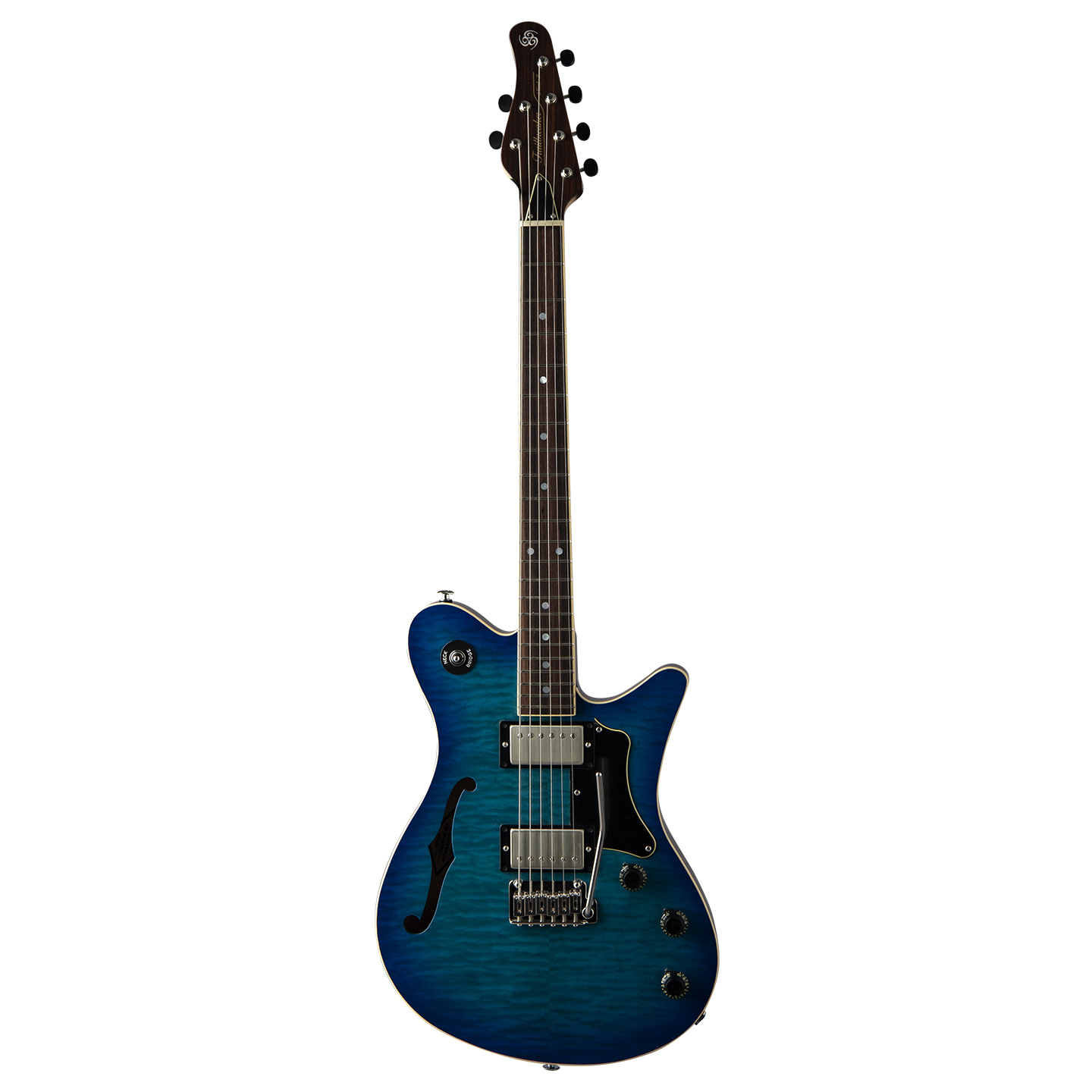 Transparent Blue Burst